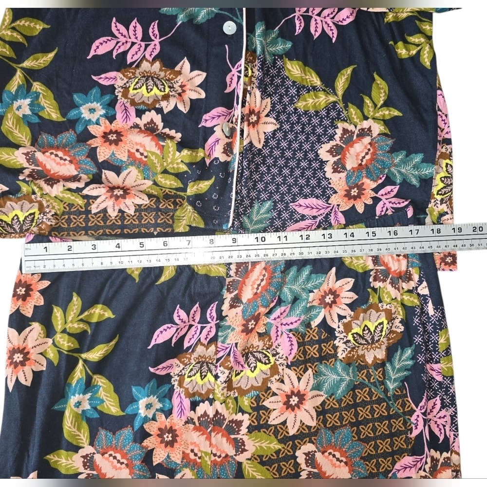 Johnny Was The Carly PJ Set Size XL Floral Boho - Picture 7 of 12